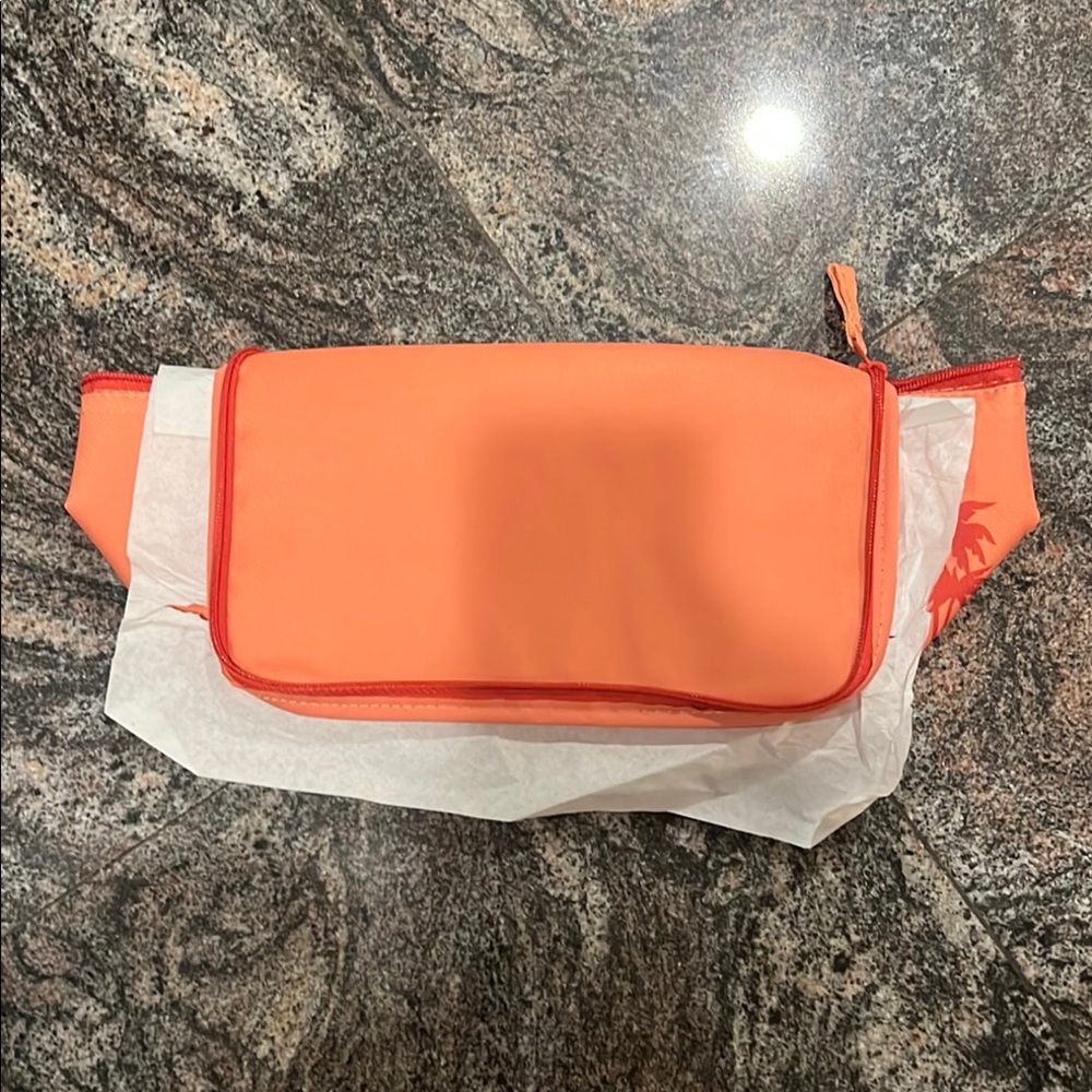 NEW Trader Joe’s Mini Coral Orange Insulated Lunch Bag lunchbox - Picture 6 of 8